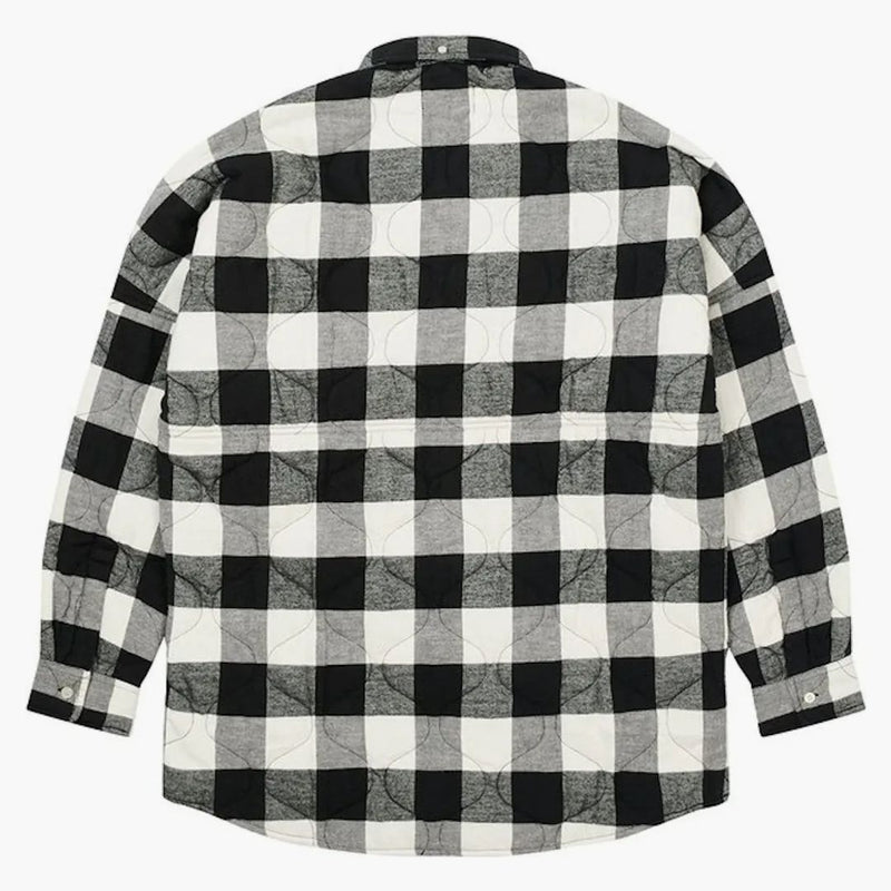 Palace Quilt with Plaid Shirt White