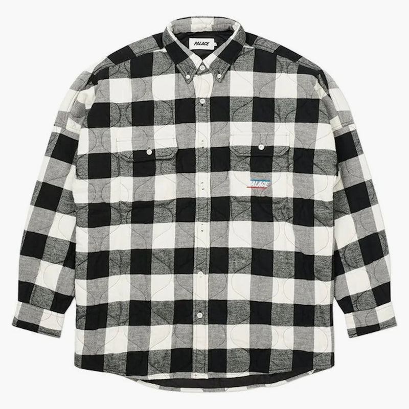 Palace Quilt with Plaid Shirt White