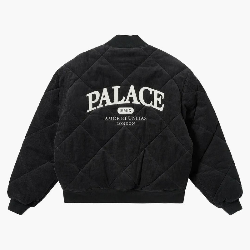Palace Quilted Jacket Black