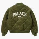 Chaqueta acolchada del palacio el verde profundo