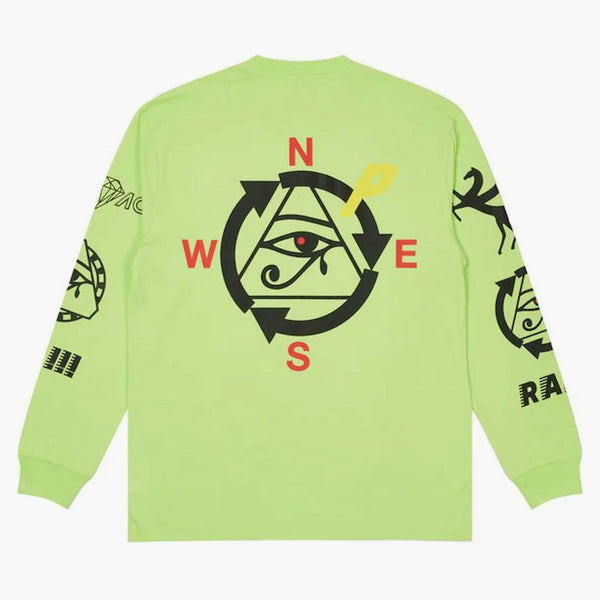 Palác ra longsleeve lehké vápno