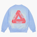 Palace Reacto Tri-ferg Crew Blue
