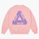 Palace Reacto Tri-ferg Crew Pink