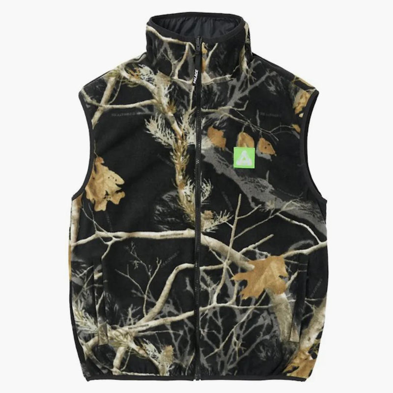 Palác Realtree Fleece Reverzibilní vesta černá/černá