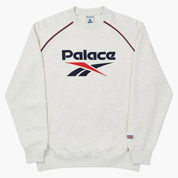 Palace Reebok P-Bok Crew jasnoszary marg