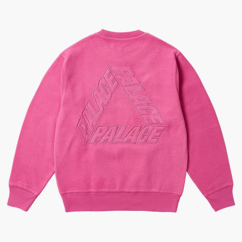 Palace Reverse P-3 Crew Shock Pink