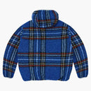 Palace Reversible Check Fleece Jacket Blue