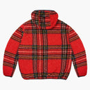 Palace Reversible Check Fleece Jacket Red