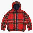 Palace Reversible Check Fleece Jacket Red