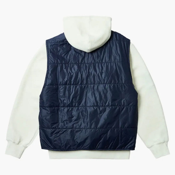 Pałac odwracalny kamizel hood soft biały