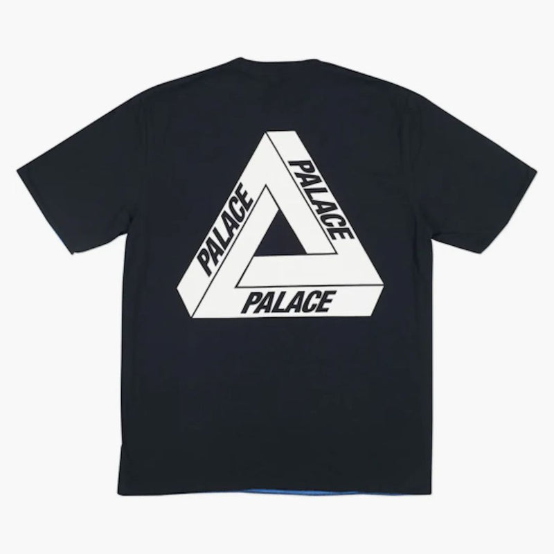 Camiseta de reverso de palacio negro/púrpura