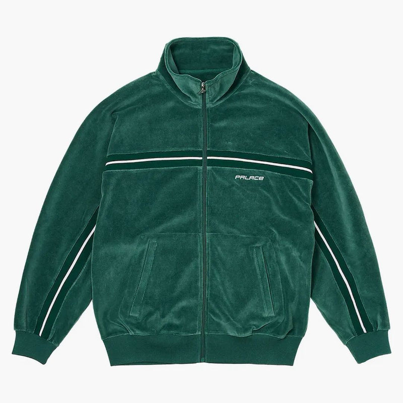 Palace Rib Panel Zip Funnel Green