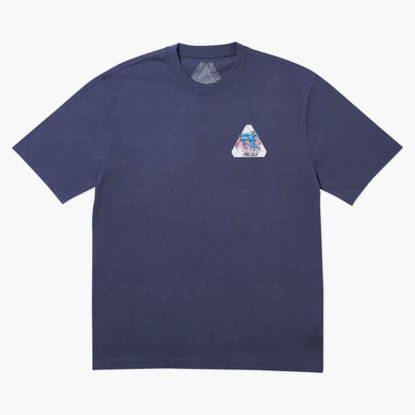 Palats ripade t-shirt marinen