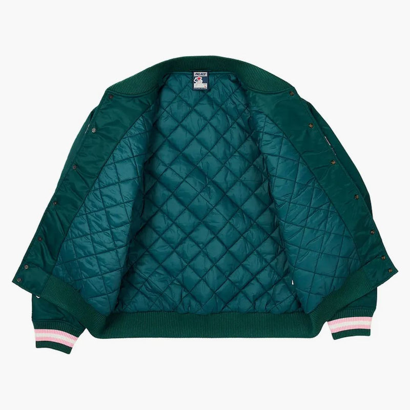 Palace Satin The Arena Jacket Green