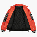 Palace Satin Varsity Jacket Orange