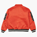 Palace Satin Varsity Jacket Orange
