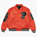 Palace Satin Varsity Jacket Orange