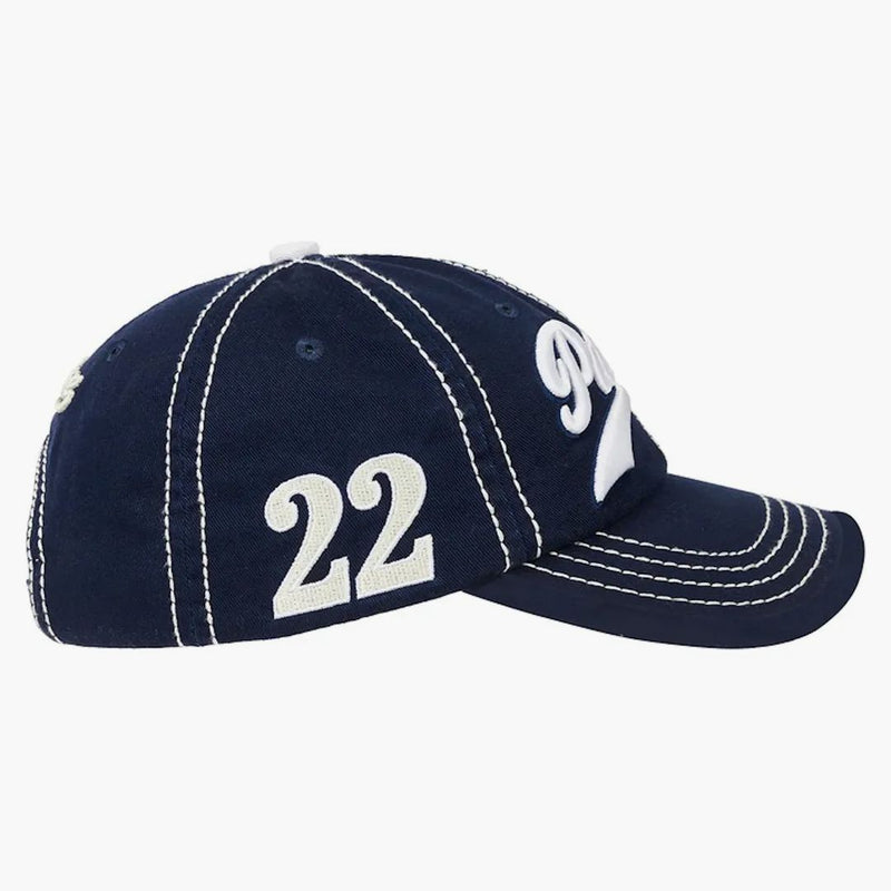 Palace Script 6-Panel Navy