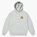 Palace Seoul Exclusive Tri-ferg Hoodie Heather Grey