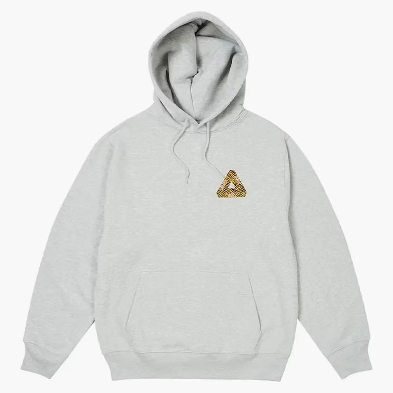 Palace Seoul Exclusive Tri-ferg Hoodie Heather Grey