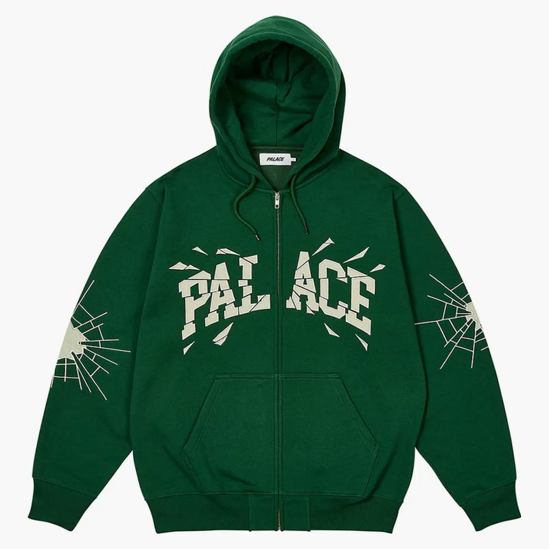 Palace Shaatter Zip Hood Racey Green