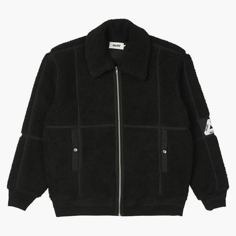 Palace Sherpa Flight Jacket Black/Black