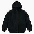 Bunda s kapucí paláce černá