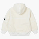 Palace Sherpa z kapturem kurtka z białej