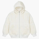 Palace Sherpa z kapturem kurtka z białej