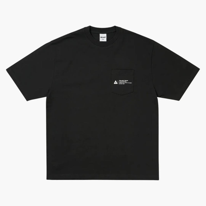 Palace Shop Locator Pocket Tokyo T-shirt Black