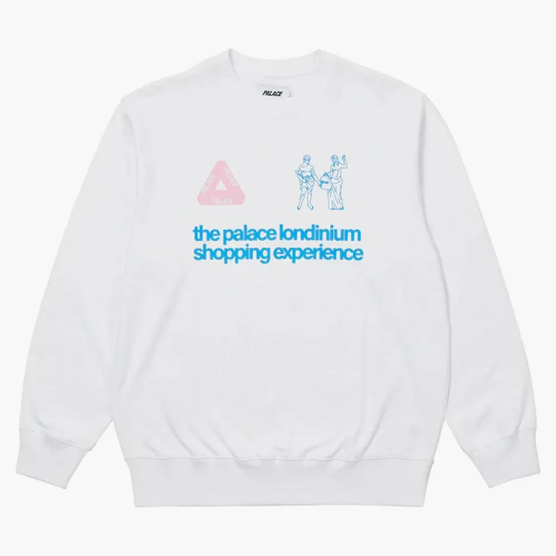 Palace Shopping Experience Crew White