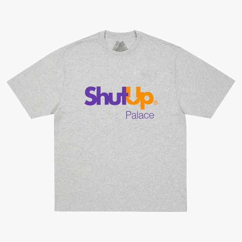Palace Shut Up T-shirt Grey Marl