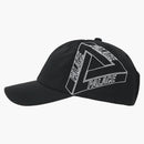 Palace Side Tri Shell 6-Panel Black