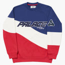 Palace Sign The Waver Crew Blue/White/Red
