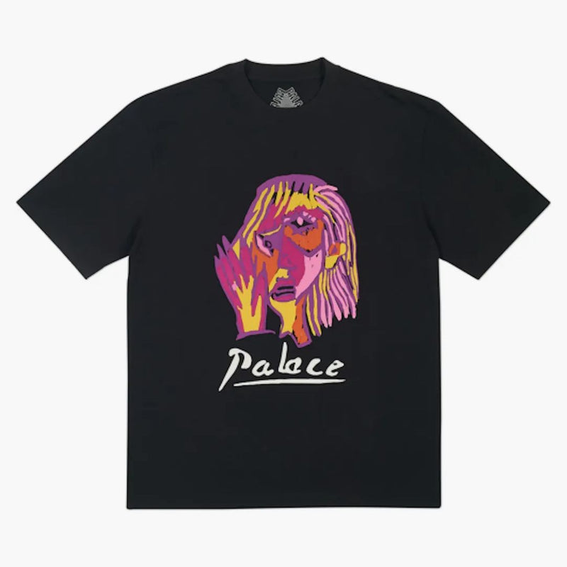 T-shirt della firma del palazzo nero