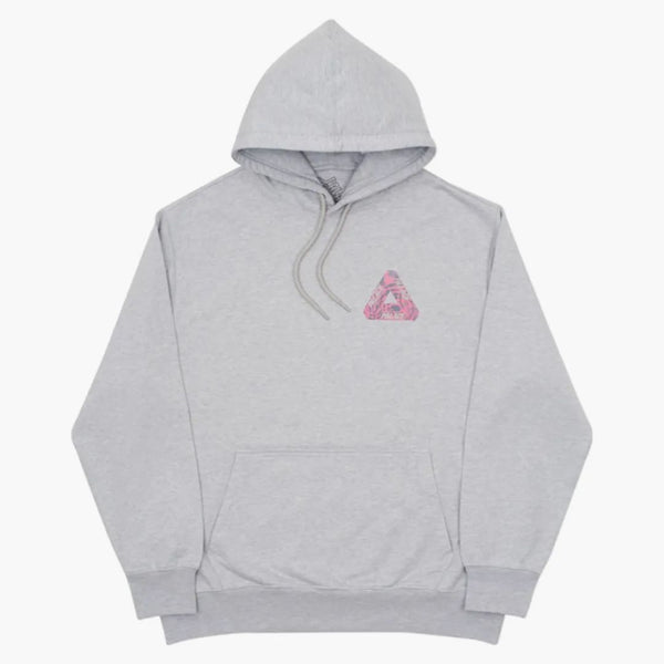 Palace Skeledon Hood Grey Marl