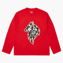 Palace Sketchy Lone Wolf Longsleeve Truest Red