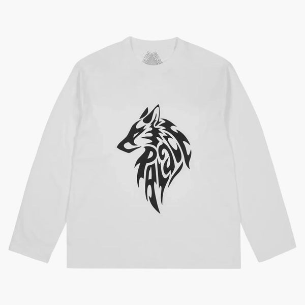 Palace Sketchy Lone Wolf Longsleeve White