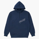 Palace Slant 1/4 Zip Hood Blue