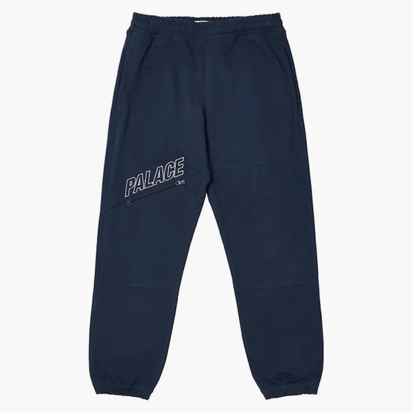 Palace Slant Zip Joggers Blue