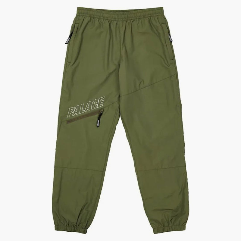 Palace Slant Zip Shell Pant Olive