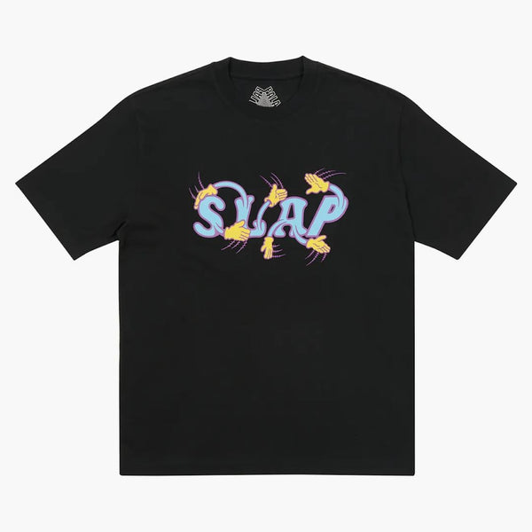 Palats smäll händerna t-shirt svart