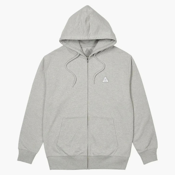 Palace Sofar Zip Hood (SS23) Grey Marl