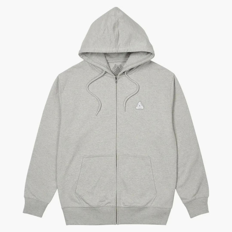 Palace Sofar Zip Hood (SS23) Grey Marl