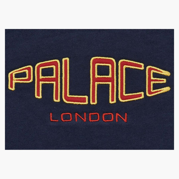 Palace rozmieszczony logo upuść ramię na granat