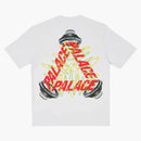 T-shirt P-3 PALACE SPEACHINE P-3 BIANCO