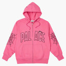 Palace Spider Zip Hood Shock Pink