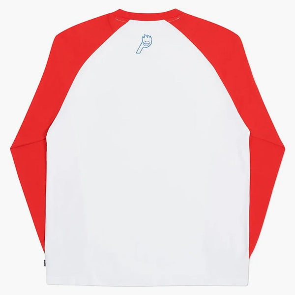 Palace Spitfire P-Fire Longsleeve White/Red