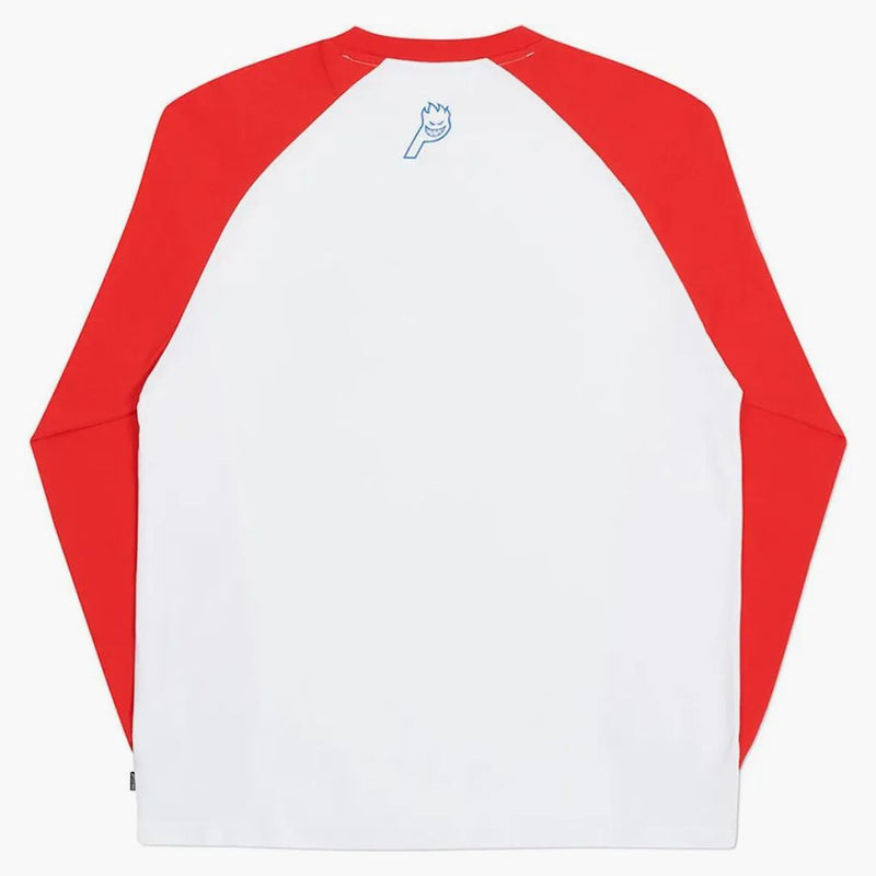 Palace Spitfire P-Fire Longsleeve White/Red