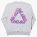Palace Split P3 Crew Gray Marl